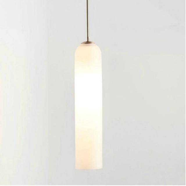Suspension Loft en verre fondu coloré avec LED