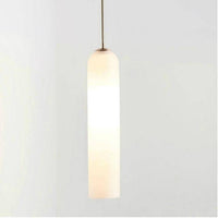 Suspension Loft en verre fondu coloré avec LED