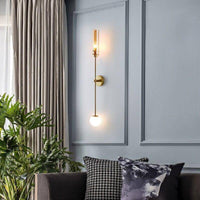 Applique murale LED dorée Nordic