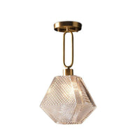 Suspension LED Shadow en verre rétro