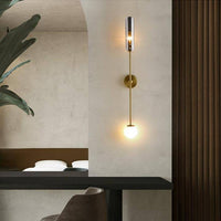 Applique murale LED dorée Nordic