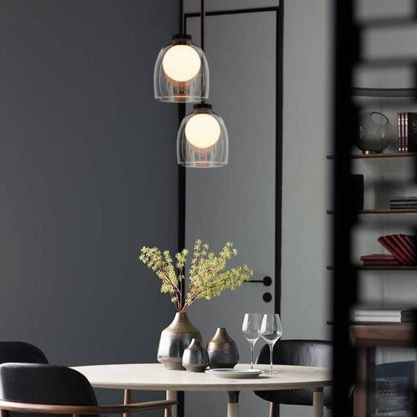 Suspension LED Shadow Glass