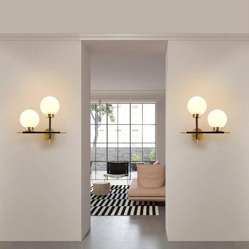 Applique murale LED dorée "Lumière d'Or"