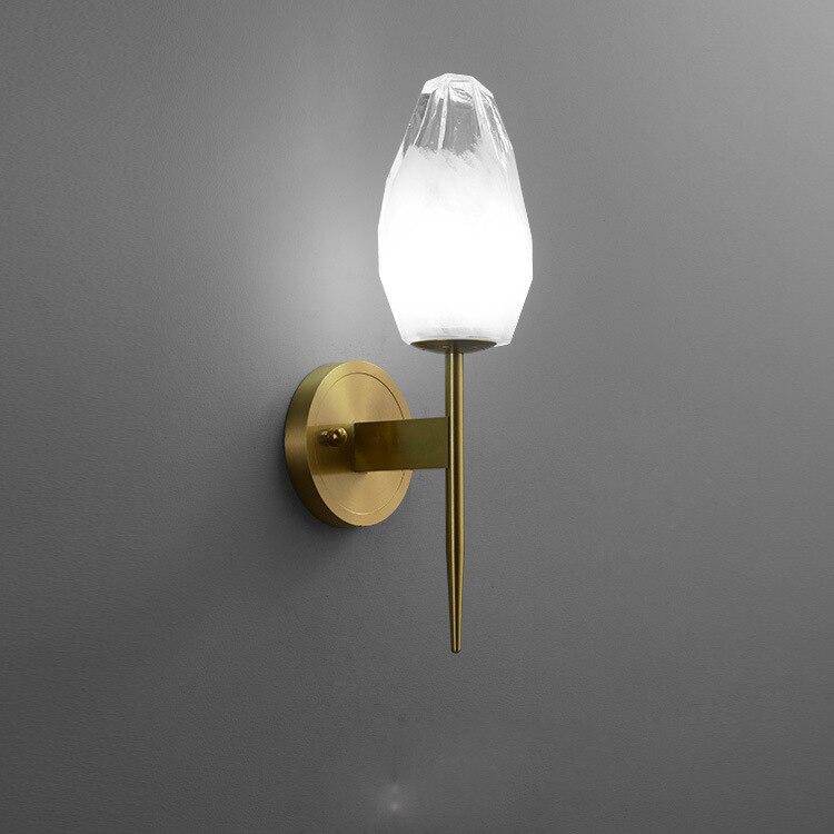 Applique murale LED dorée de luxe