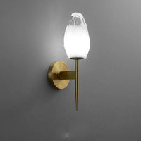Applique murale LED dorée de luxe