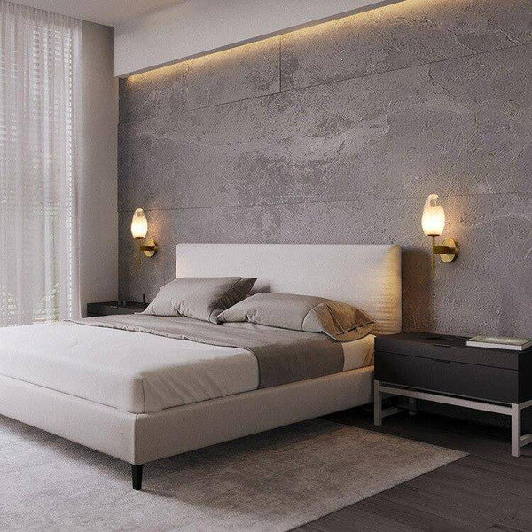 Applique murale LED dorée de luxe
