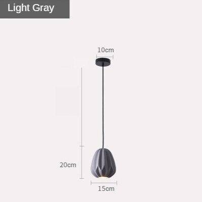 Suspension LED Shadow : Abat-jour géométrique coloré