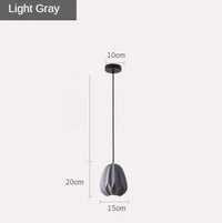 Suspension LED Shadow : Abat-jour géométrique coloré