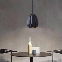Suspension LED Shadow : Abat-jour géométrique coloré