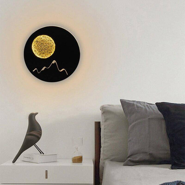 Applique murale LED ronde Moon
