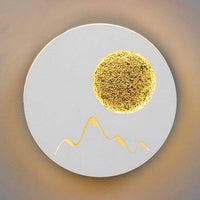 Applique murale LED ronde Moon