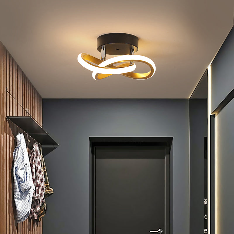Plafonnier LED Croisements Modernes Donovan