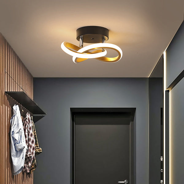 Plafonnier LED Croisements Modernes Donovan