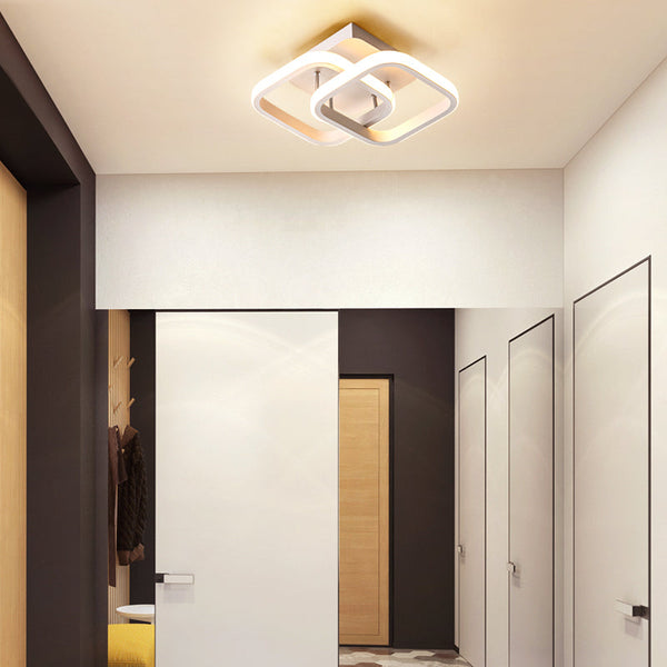 Plafonnier LED Doha Cross Square