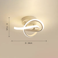 Plafonnier LED Croisements Modernes Donovan