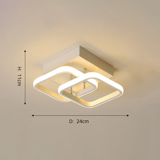 Plafonnier LED Doha Cross Square