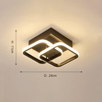 Plafonnier LED Doha Cross Square
