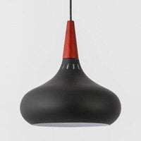 Suspension Loft LED en métal et bois