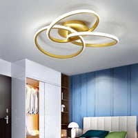 Plafonnier LED design avec anneaux en métal - Loft