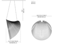 Suspension LED en bois Mahina