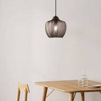 Suspension Guezra en verre fumé - Design contemporain