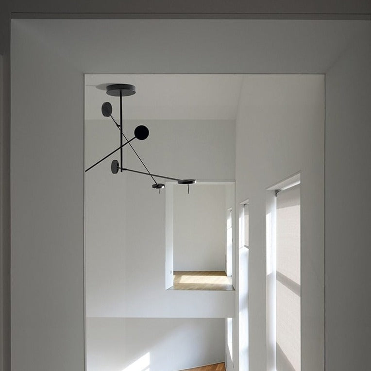 Lustre Orbite Luxury en Métal Argenté Kaksa.