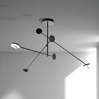 Lustre Orbite Luxury en Métal Argenté Kaksa.
