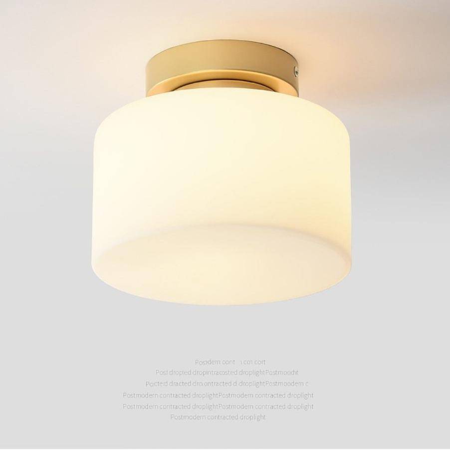 Plafonnier à LED en verre Creative