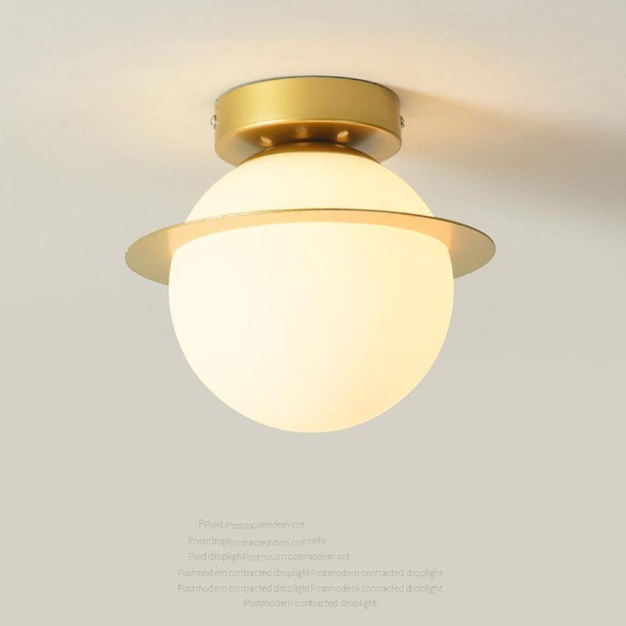 Plafonnier à LED en verre Creative