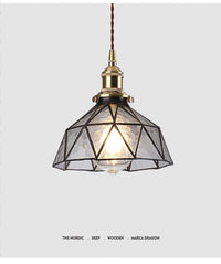 Suspension design à LED Loft avec abat-jour coloré en verre