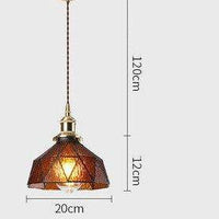 Suspension design à LED Loft avec abat-jour coloré en verre