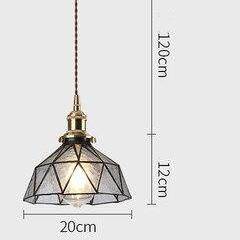 Suspension design à LED Loft avec abat-jour coloré en verre