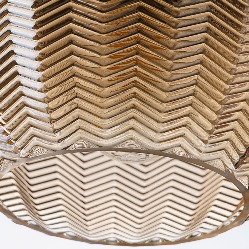 Suspension Guezra en verre fumé - Design contemporain