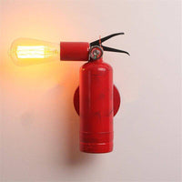 Applique murale LED modern style extincteur rouge Kids
