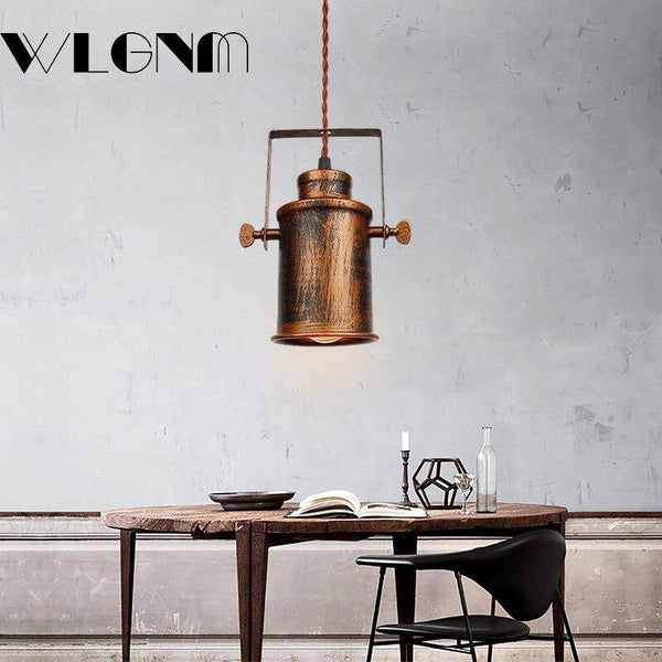 Suspension LED Rusty Metal