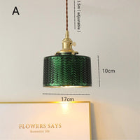 Suspension LED Dena - Édition Vert Doré