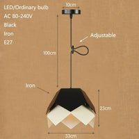 Suspension LED Fleur Origami Daisuke