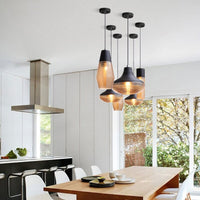 Suspension à LED en verre Dolce Chic