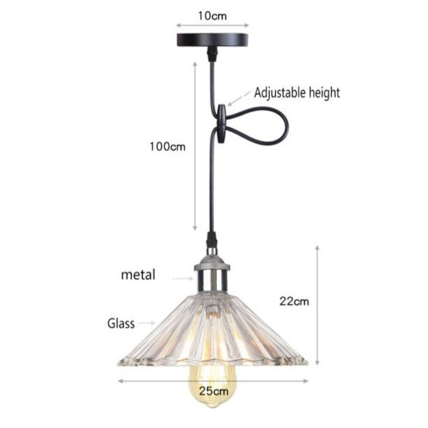 Suspension LED Vintage Bertha