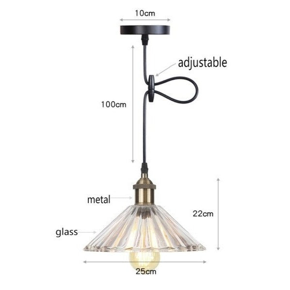 Suspension LED Vintage Bertha