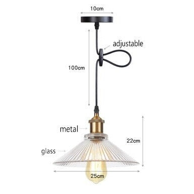 Suspension LED Vintage Bertha