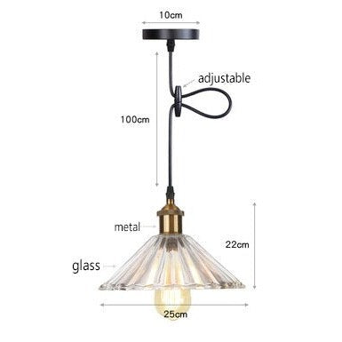 Suspension LED Vintage Bertha