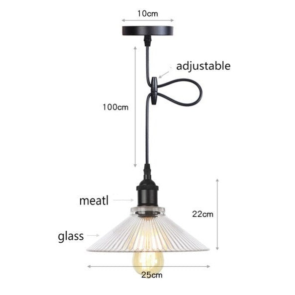 Suspension LED Vintage Bertha