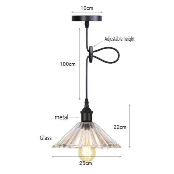 Suspension LED Vintage Bertha