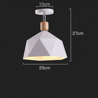 Plafonnier LED Garino en métal modernifié
