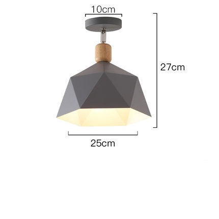 Plafonnier LED Garino en métal modernifié