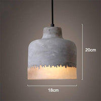 Suspension design à LED "Gris Loft"