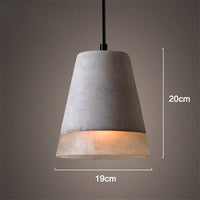 Suspension design à LED "Gris Loft"