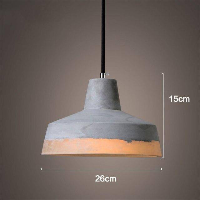 Suspension design à LED "Gris Loft"
