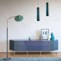 Suspension LED cylindre en verre Creative